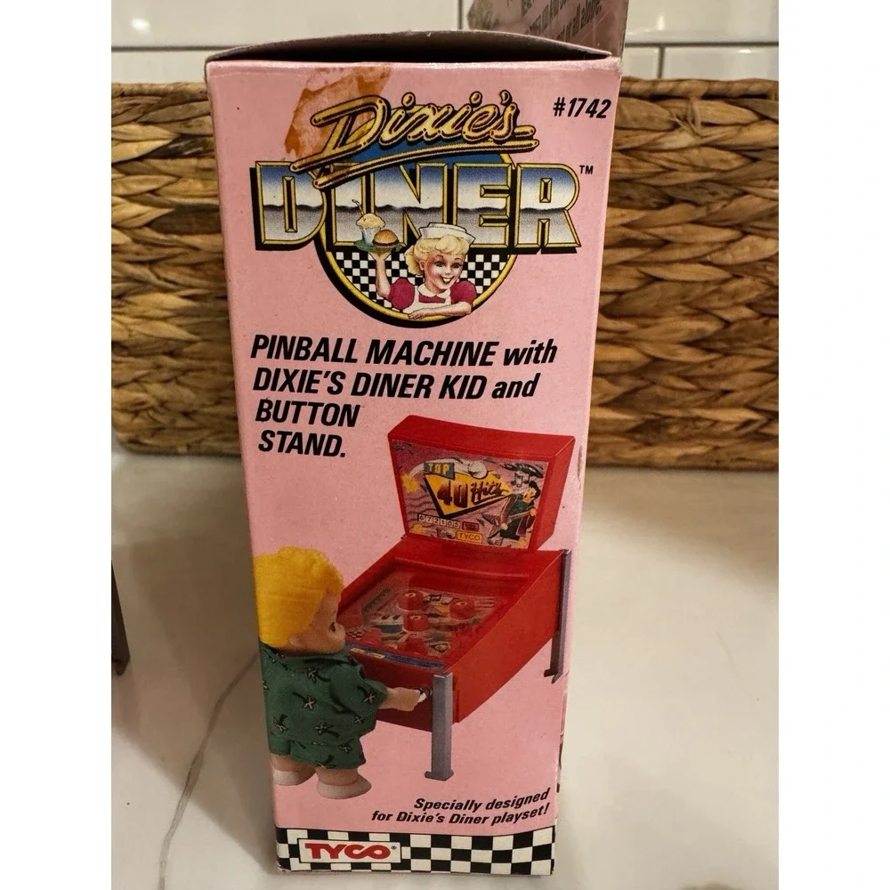 Vintage‎ 1989 Dixe's Diner Pinball Machine By TYCO Industries